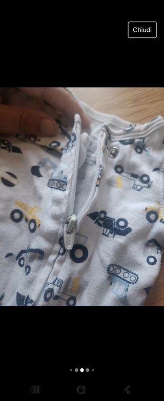 Lotto set prematuro body e tutine