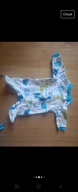 Lotto set prematuro body e tutine