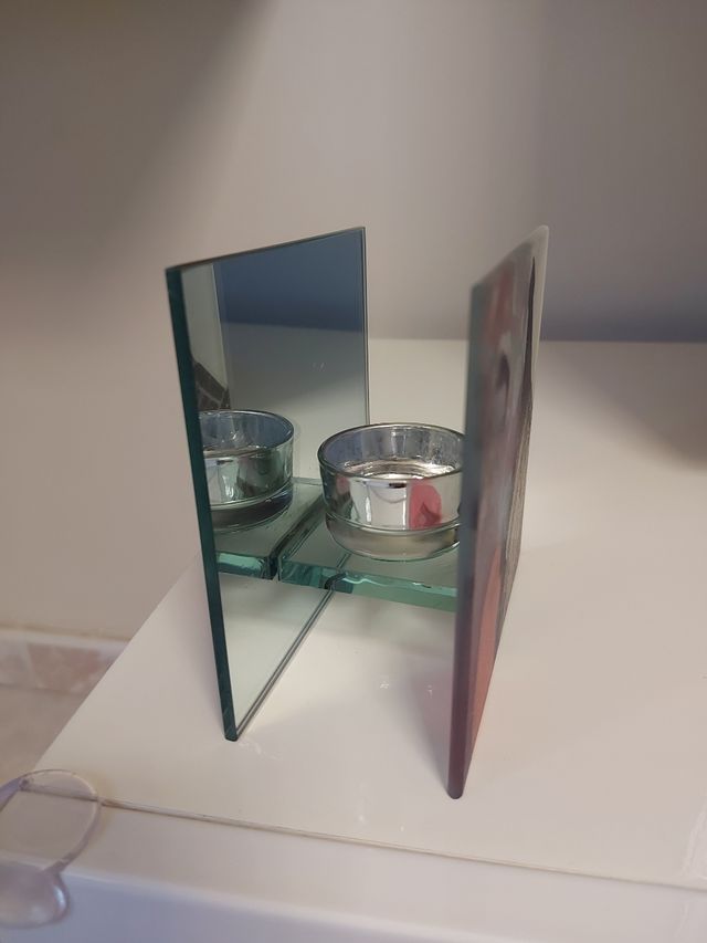 Portacandela in vetro