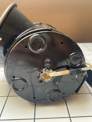 Farol antiguo de tren (negro)
