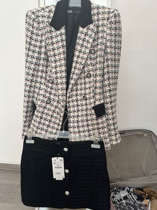 Traje chaqueta y pantalon Zara