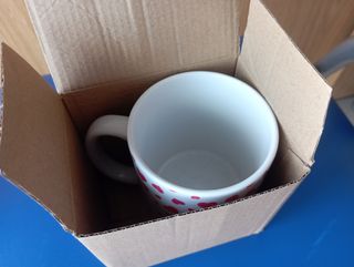 Taza nueva sin estrenar