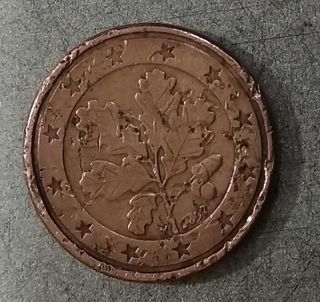 Monedas 1 Centimo 2002 Alemania  A G J y Mas Model