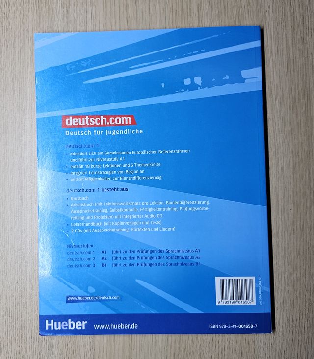 Deutsch.com A1 libros de ejercicios y de alumno.