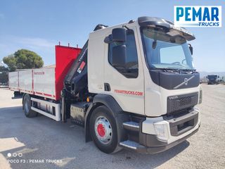 VOLVO FL 280 GRÚA HIAB 158 CAJA FIJA 18T EURO 6