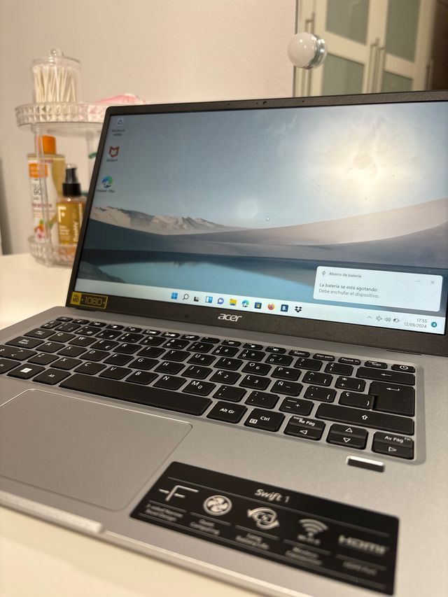 Portatil Acer Gris Inteligente