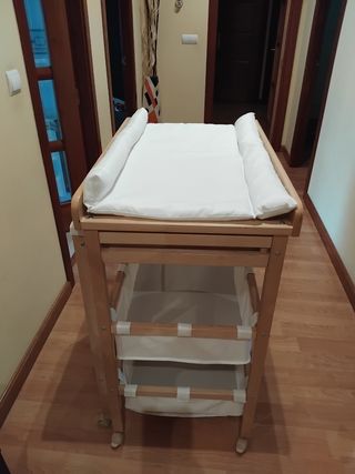 Cambiador niños con bañera