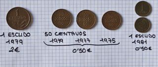 Monedas antiguas Portugal