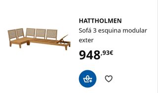 Mueble exterior HATTHOLMEN IKEA