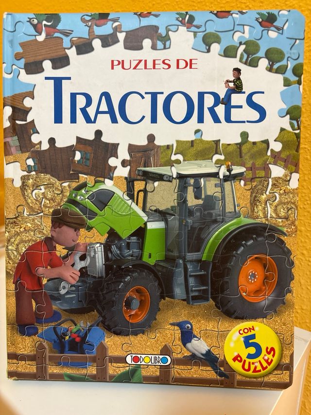 Libro “Puzles de Tractores” (puzles de24 piezas)