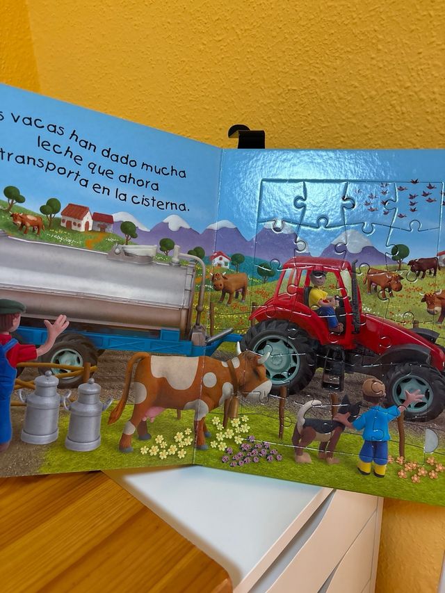 Libro “Puzles de Tractores” (puzles de24 piezas)