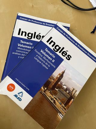 Temario Oposiciones de Enseñanza Secundaria Inglés