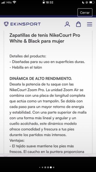 Zapatillas de tenis nike