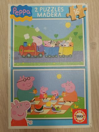Puzzle madera Peppa Pig