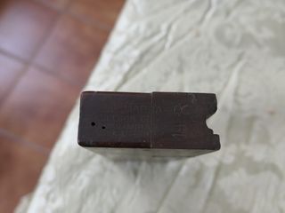 Pieza de antiguo cepillo de carpintero,sin cuchill