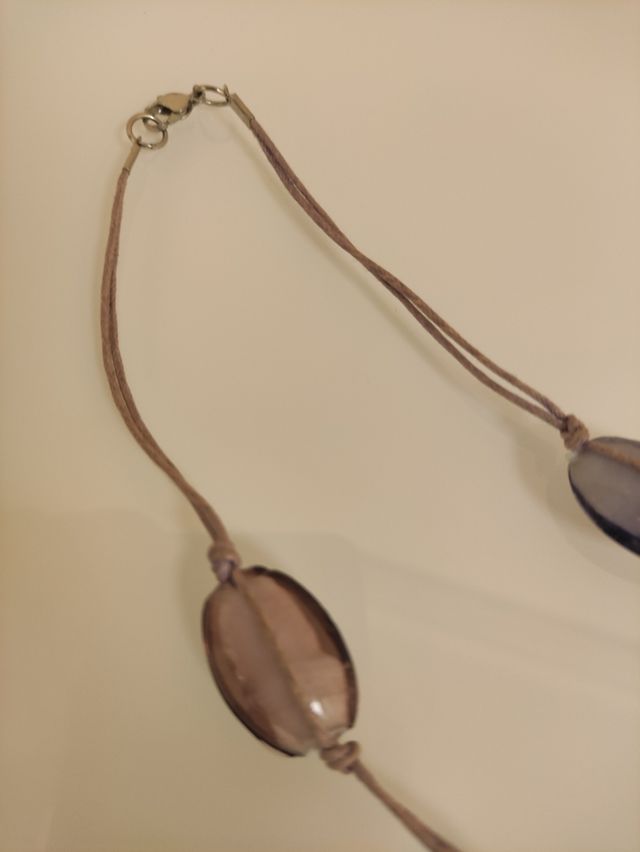 Collar largo bisutería 