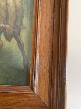 Cuadro con lámina el niño del cordero