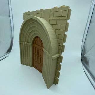 Playmobil 3D Gran puerta gotica 4 columnas steck
