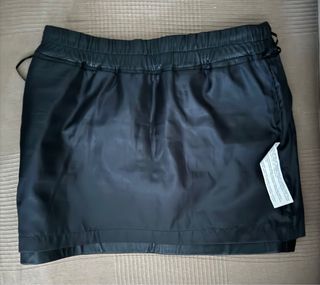 Falda cuero auténtico