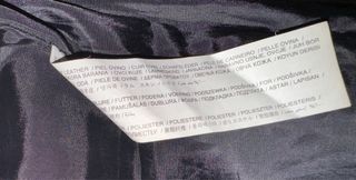 Falda cuero auténtico