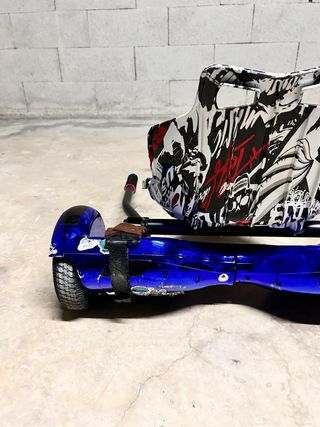 Howerboard azul con silla y luz led