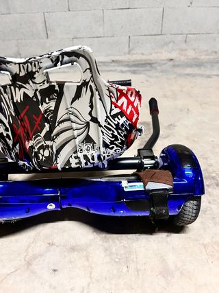 Howerboard azul con silla y luz led