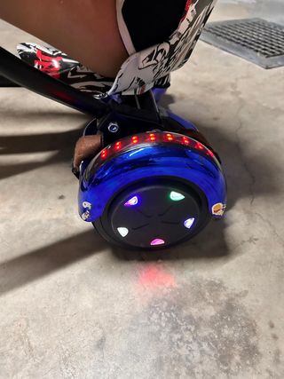 Howerboard azul con silla y luz led