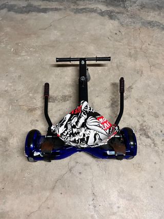 Howerboard azul con silla y luz led