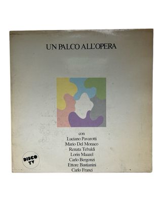 Un palco all’opera vinile