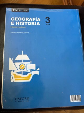 Libro geografia e historia 3ESO. Oxford