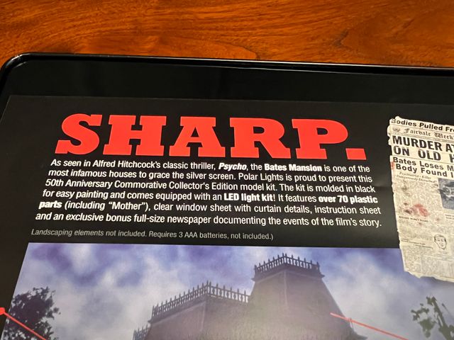 The Bates Mansion de Psicosis Maqueta H0