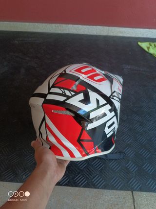 Casco moto enduro