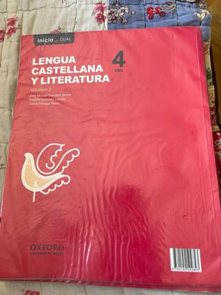 Libro Lengua y Literatura 3 volumen 4ESO Oxford
