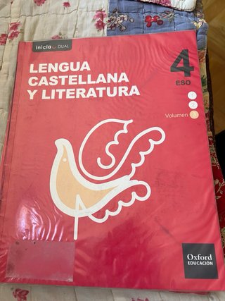 Libro Lengua y Literatura 3 volumen 4ESO Oxford
