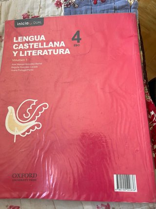 Libro Lengua y Literatura 3 volumen 4ESO Oxford