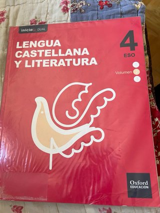 Libro Lengua y Literatura 3 volumen 4ESO Oxford