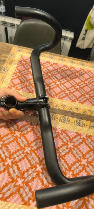 Manillar y potencia sworks shallow bend