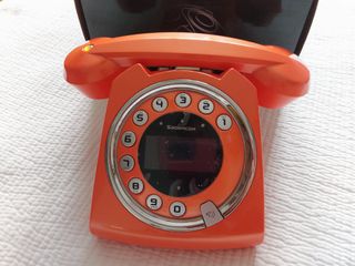 Teléfono fijo inalámbrico retro