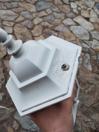 FAROL, APLIQUE, LUZ EXTERIOR DE HIERRO FUNDIDO.DO.