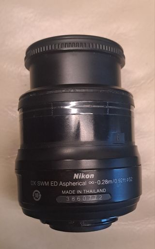 Objetivo Nikon 18-55 mm