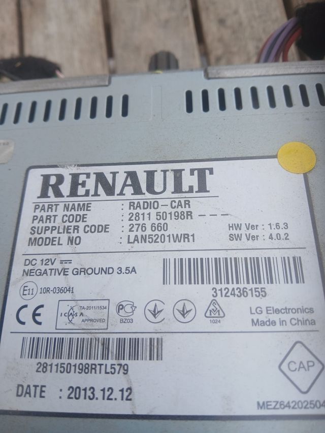 Pantalla radio captur 2015