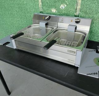 CA🍳 Freidora Eléctrica 8+8 Lts