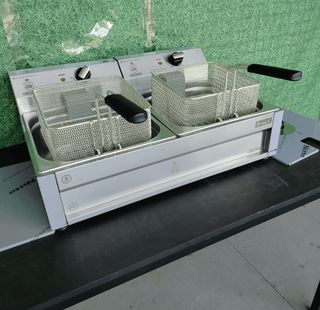 CA🍳 Freidora Eléctrica 8+8 Lts