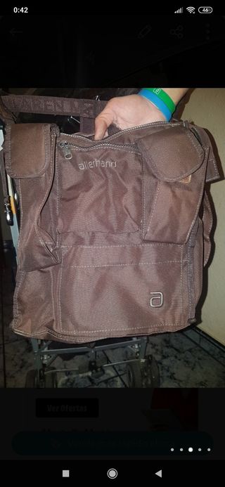 Carrito Maclaren seminuevo paraguas bolsa y saco