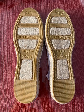Zapatillas alpargatas blancas talla 37