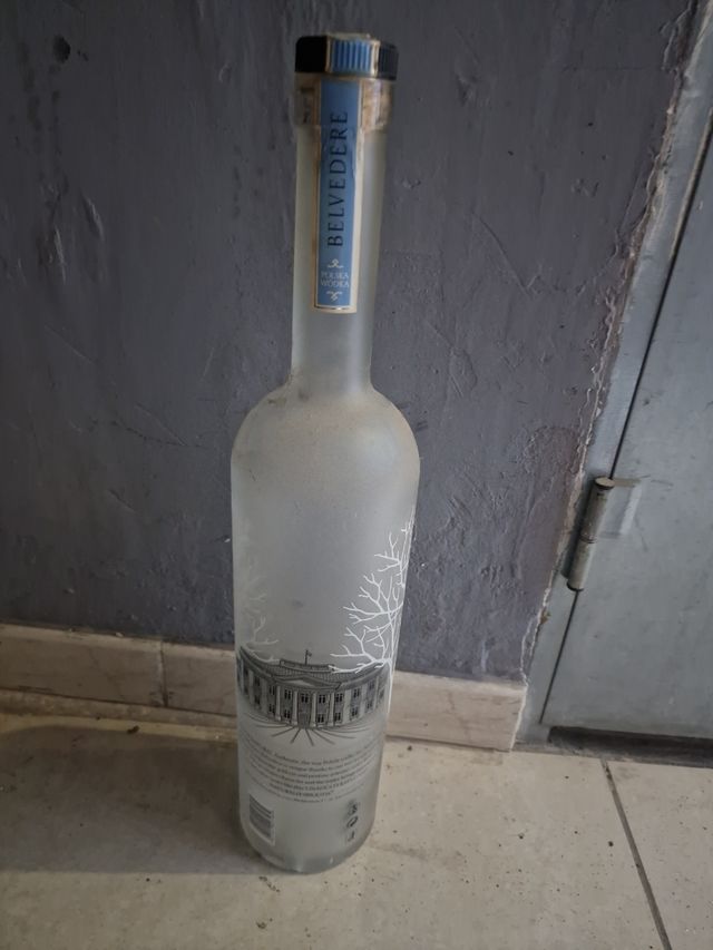 Botella decoración belvedere 3L
