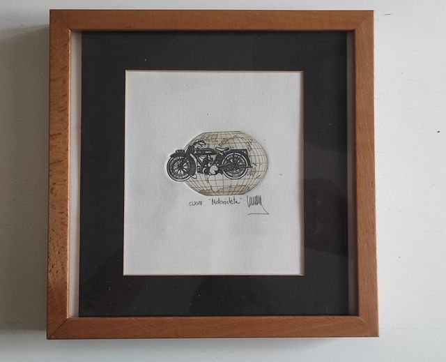 Marco madera con lamina