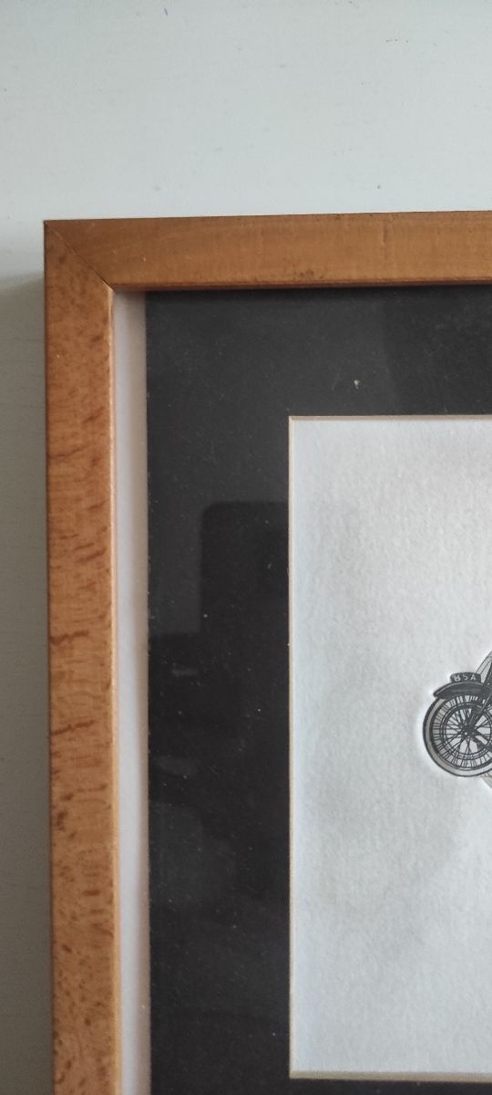 Marco madera con lamina