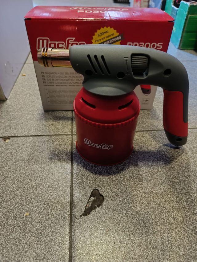 ✅ Maçarico a Gás com Isqueiro + OFERTA!