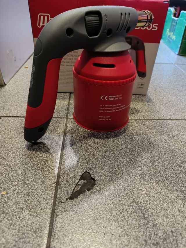✅ Maçarico a Gás com Isqueiro + OFERTA!